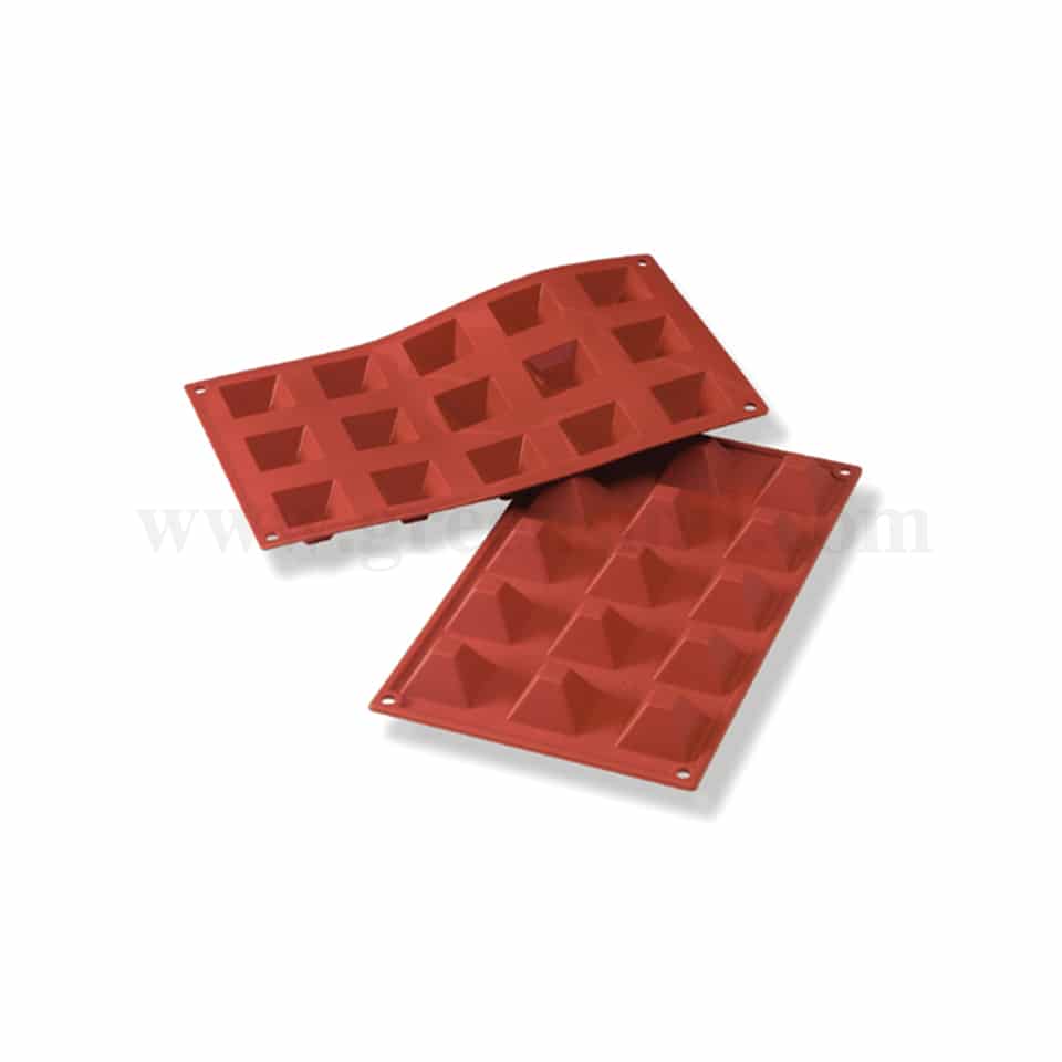MARTELLATO Silicone Mould Pyramid 36x36 h 22 mm