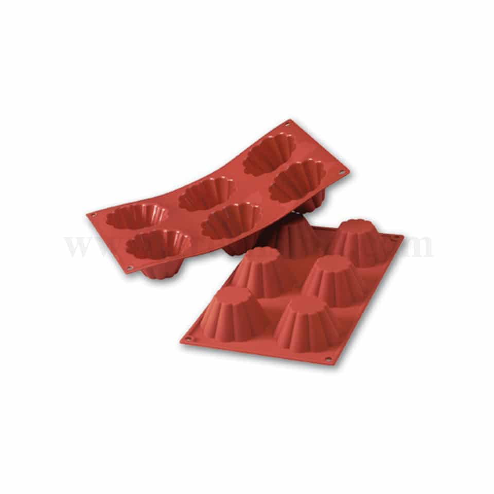 MARTELLATO Silicone Mould Briochette D76 x  h 37 mm