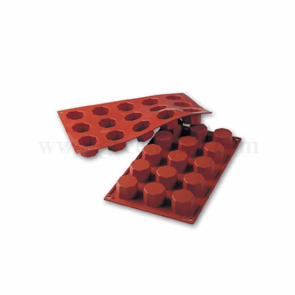 MARTELLATO Silicone Mould Octagon D38 x  h 26 mm