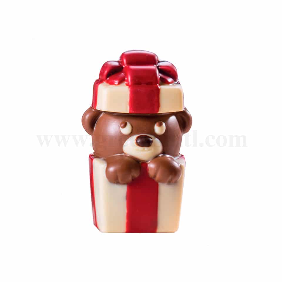 MARTELLATO Thermoformed Chocolate Mould Tender Bear 63 x 54 x h 101 mm