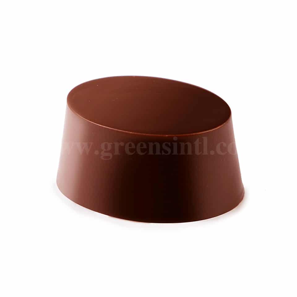 MARTELLATO Polycarbonate Chocolate Mould Oval 38 x 28 h 18 mm