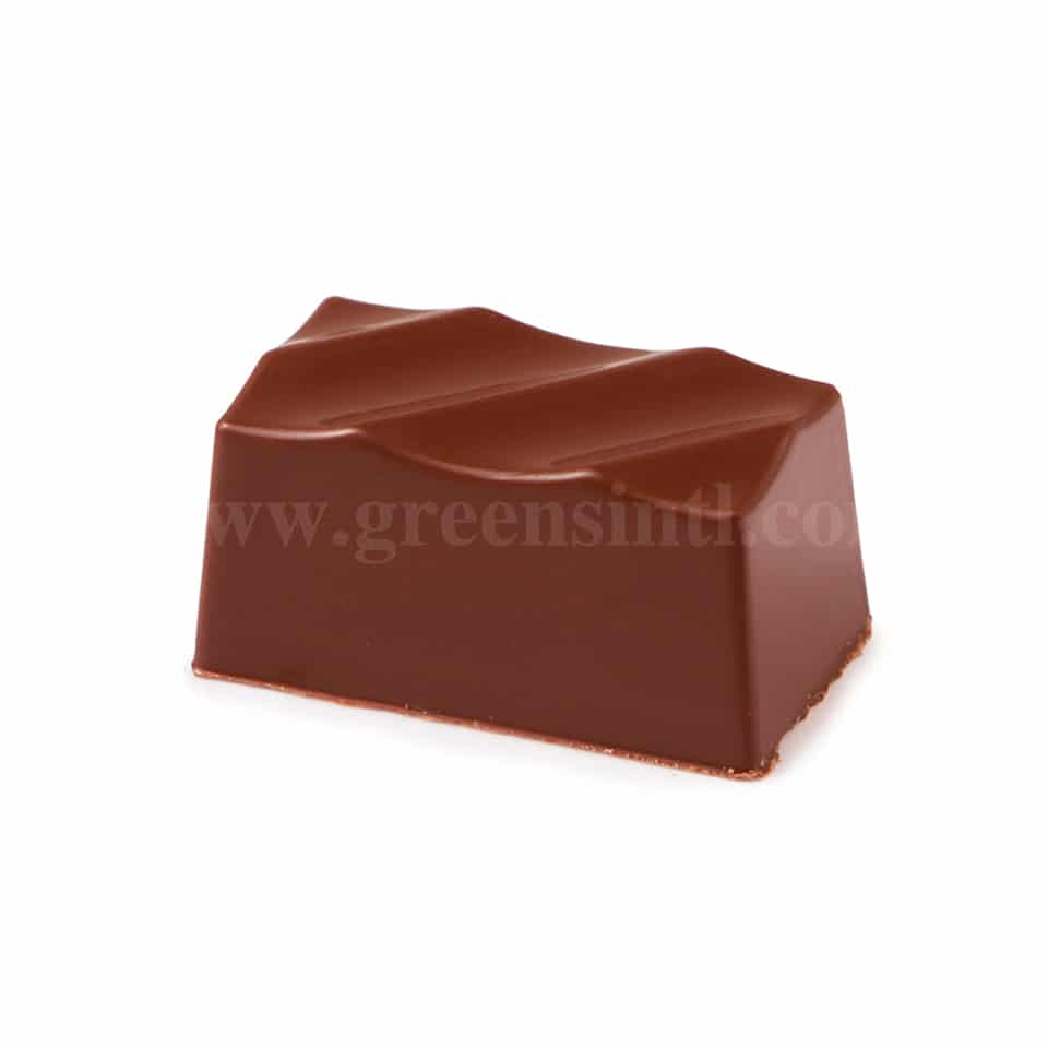 MARTELLATO Polycarbonate Chocolate Mould Rectangle striped 35 x 20 h 17 mm