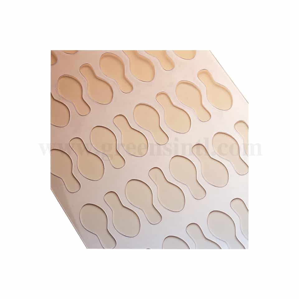 MARTELLATO Transparent Plastic Stencil Small Spoon 75x35x h2mm