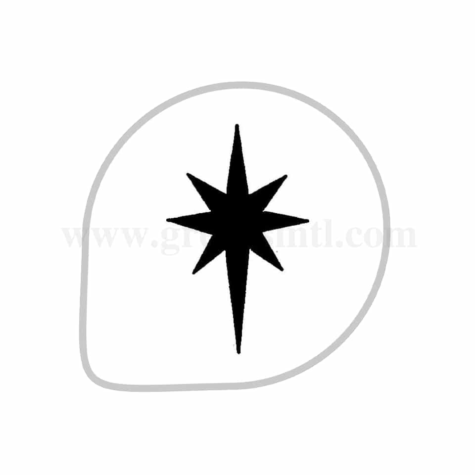 MARTELLATO Stencil Star D260mm