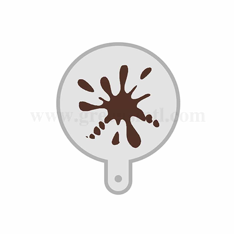 MARTELLATO Stencil For Cappuccino Blot / Spot D 95 mm