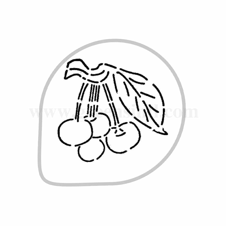 MARTELLATO Stencil Fruits D260mm