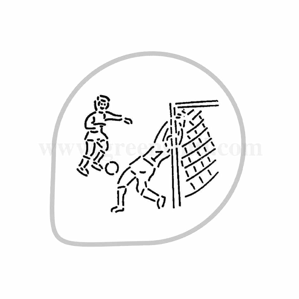 MARTELLATO Stencil Soccer Players D260mm