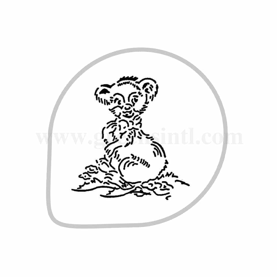 MARTELLATO Stencil Baby Animal D260mm