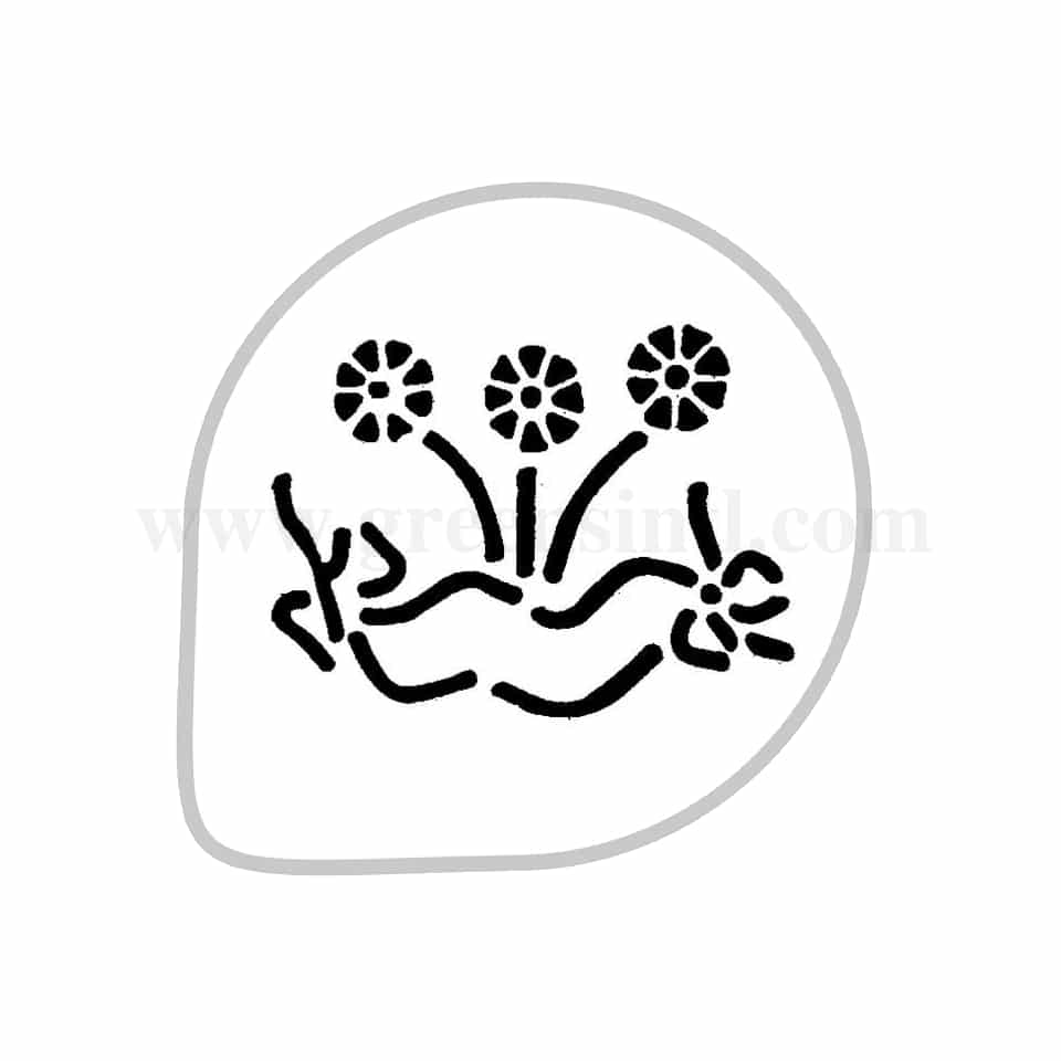 MARTELLATO Stencil Flower D260mm