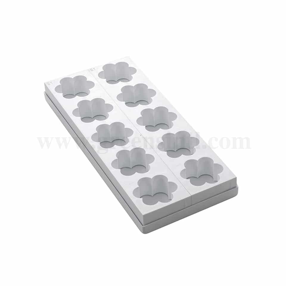 MARTELLATO Plastic Mould For Monoportions Flower 70 x 64 x h 40 mm