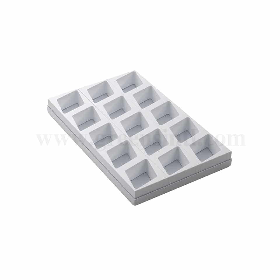 MARTELLATO Plastic Mould For Monoportions Rhombus 101 x 68.5 x h 40mm-15 Pcs