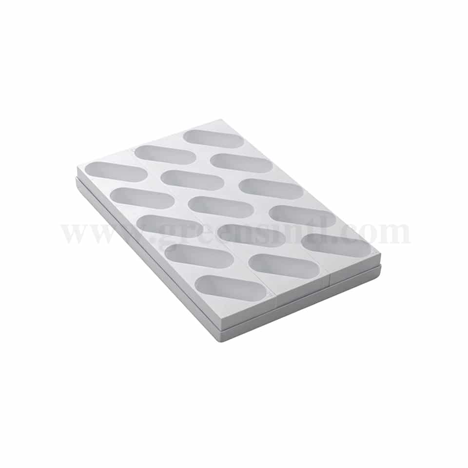 MARTELLATO Plastic Mould For Monoportions Oblong 94 x 38 x h 40 mm