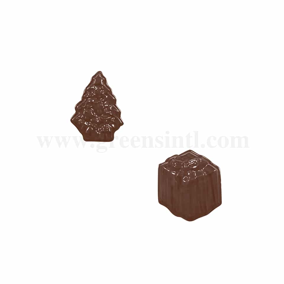 MARTELLATO Thermoformed Chocolate Mould Christmas Decorations