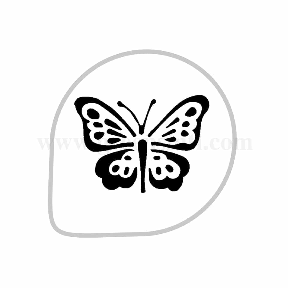 MARTELLATO Decorative Stencil Butterfly D260mm