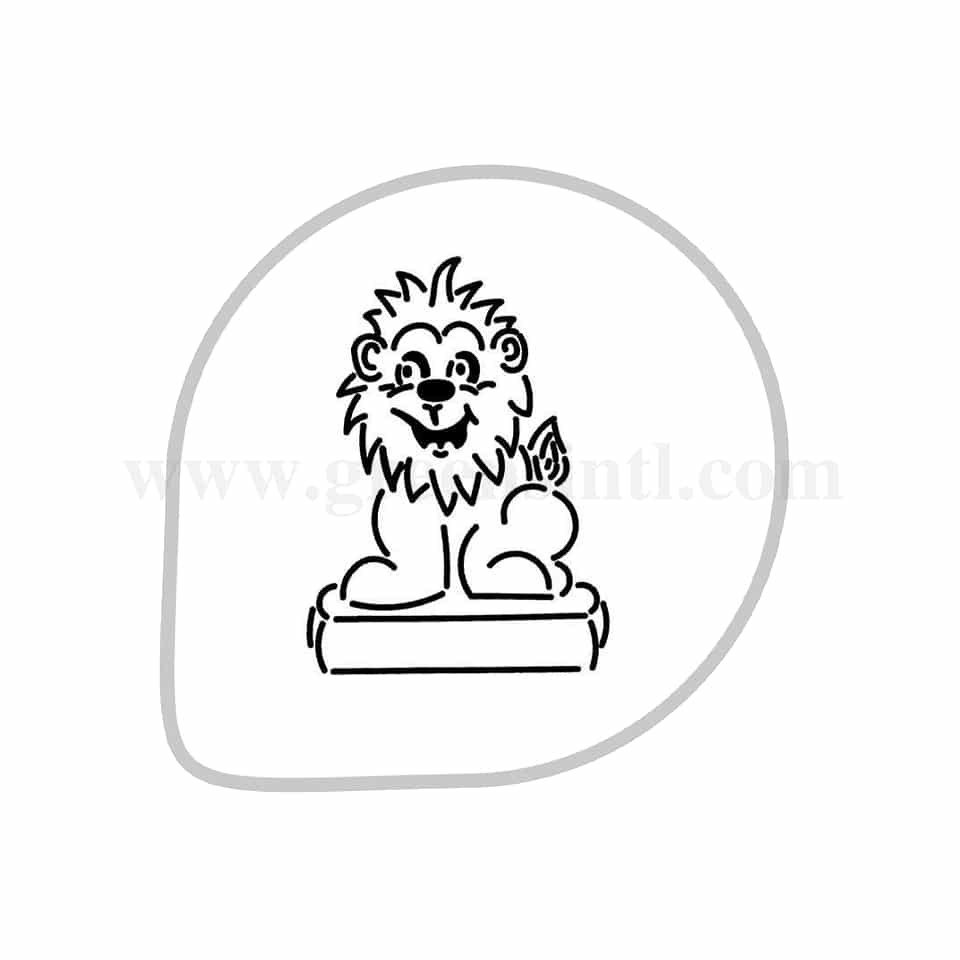 MARTELLATO Stencil Lion D260mm