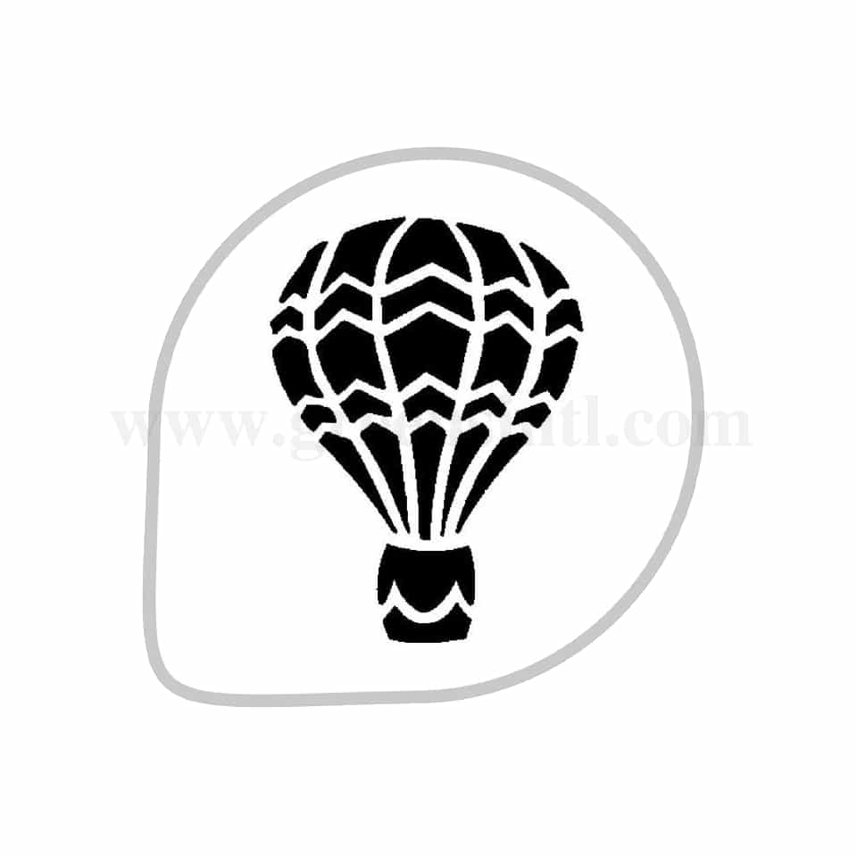 MARTELLATO Stencil Hot Air Balloon D260mm