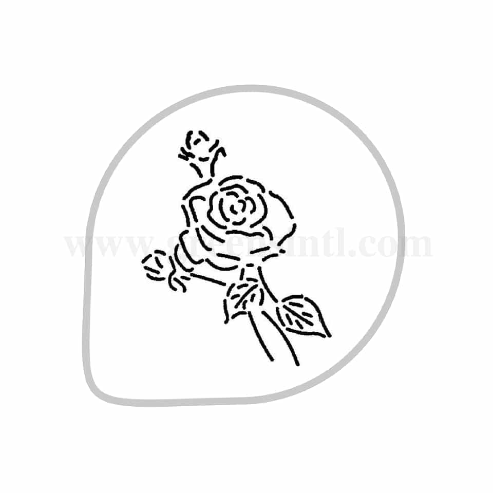 MARTELLATO Stencil Rose D260mm
