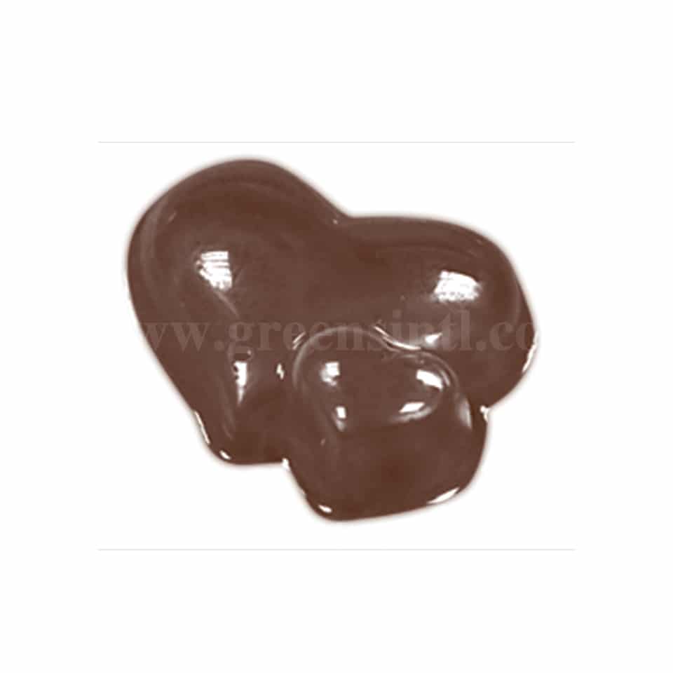 MARTELLATO Thermoformed Chocolate Mould Small & Tiny Hearts