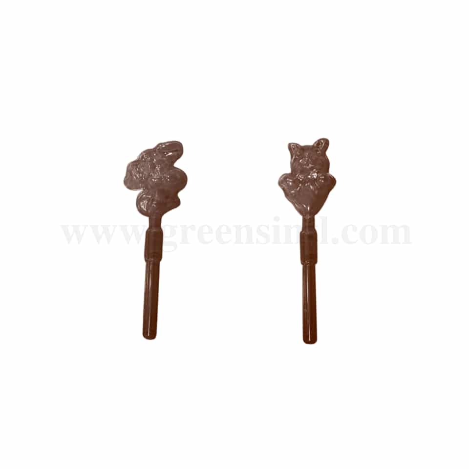 MARTELLATO Thermoformed Chocolate Mould Dogs & Cats Lollipops