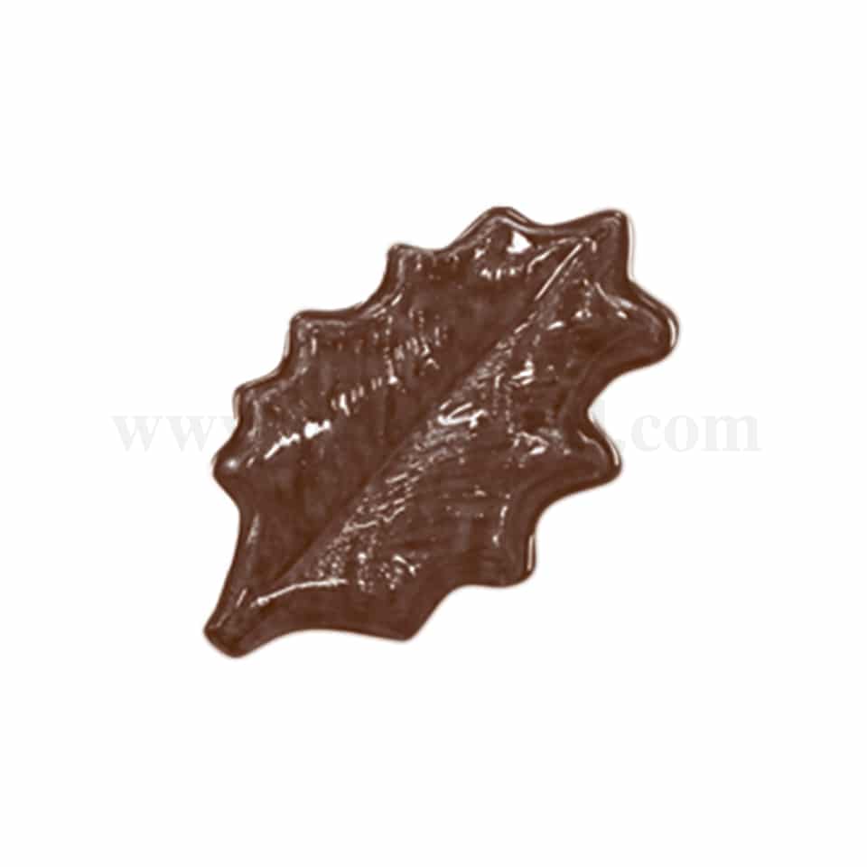 MARTELLATO Thermoformed Chocolate Mould Leaf  50 x 27 x h 4 mm