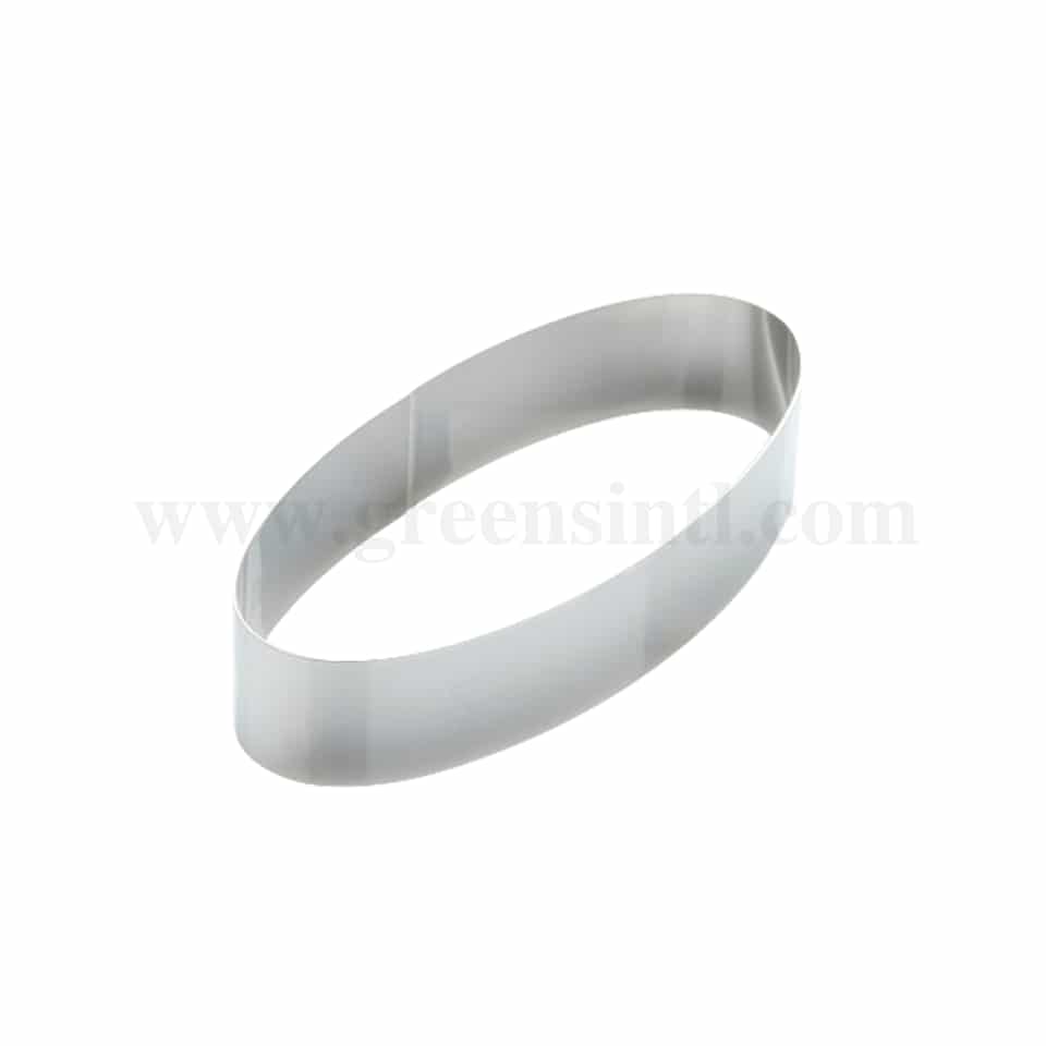 MARTELLATO Oval Entremet Pastry Ring 70x18xh40mm
