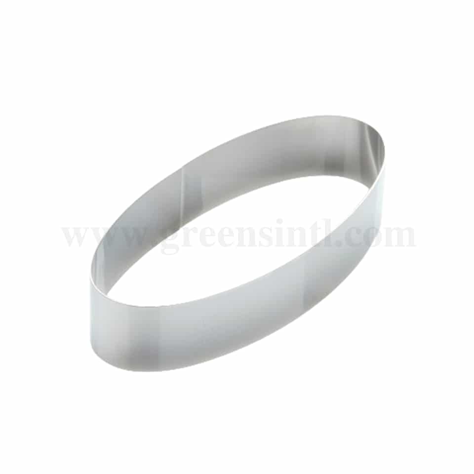 MARTELLATO Oval Entremet Pastry Ring 120x270xh40mm