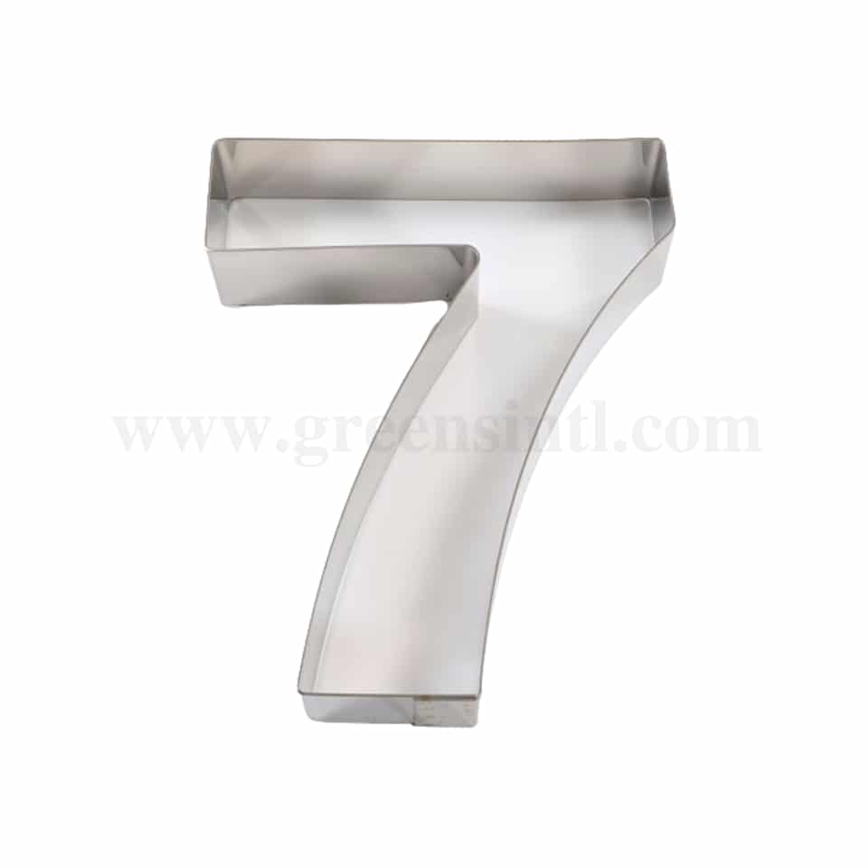 MARTELLATO Stainless Steel Number-shaped Cake Band 7-200 x 160 x h40 mm