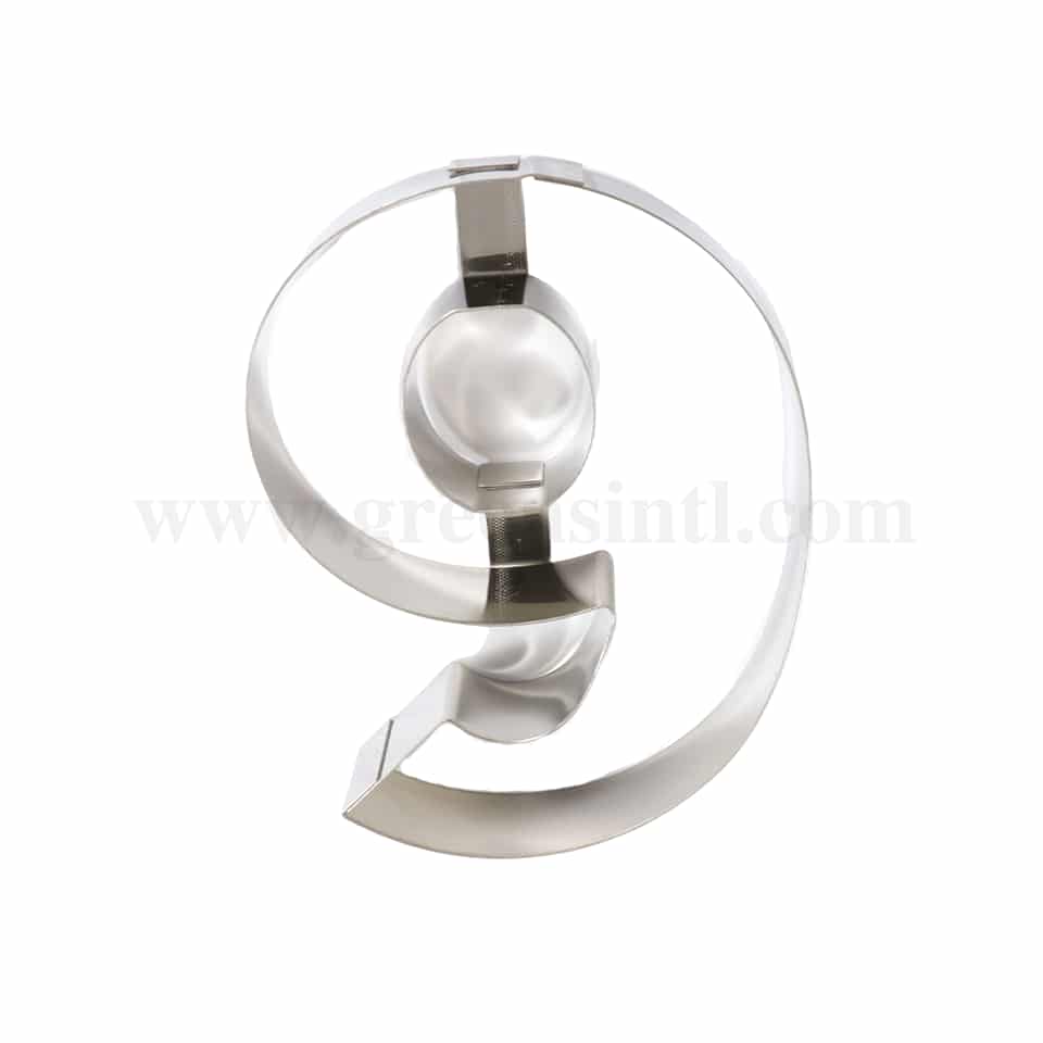 MARTELLATO Stainless Steel Number-shaped Cake Band 9- 200 x 160 x h40 mm