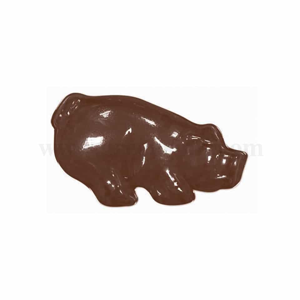 MARTELLATO Thermoformed Chocolate Mould Pig 60x35 h10mm