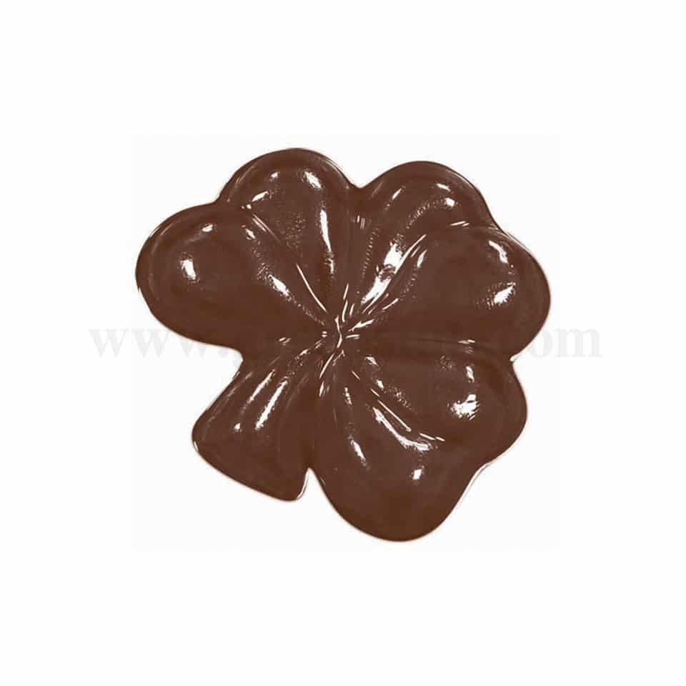 MARTELLATO Thermoformed Chocolate Mould Shamrock D44 x  h9mm