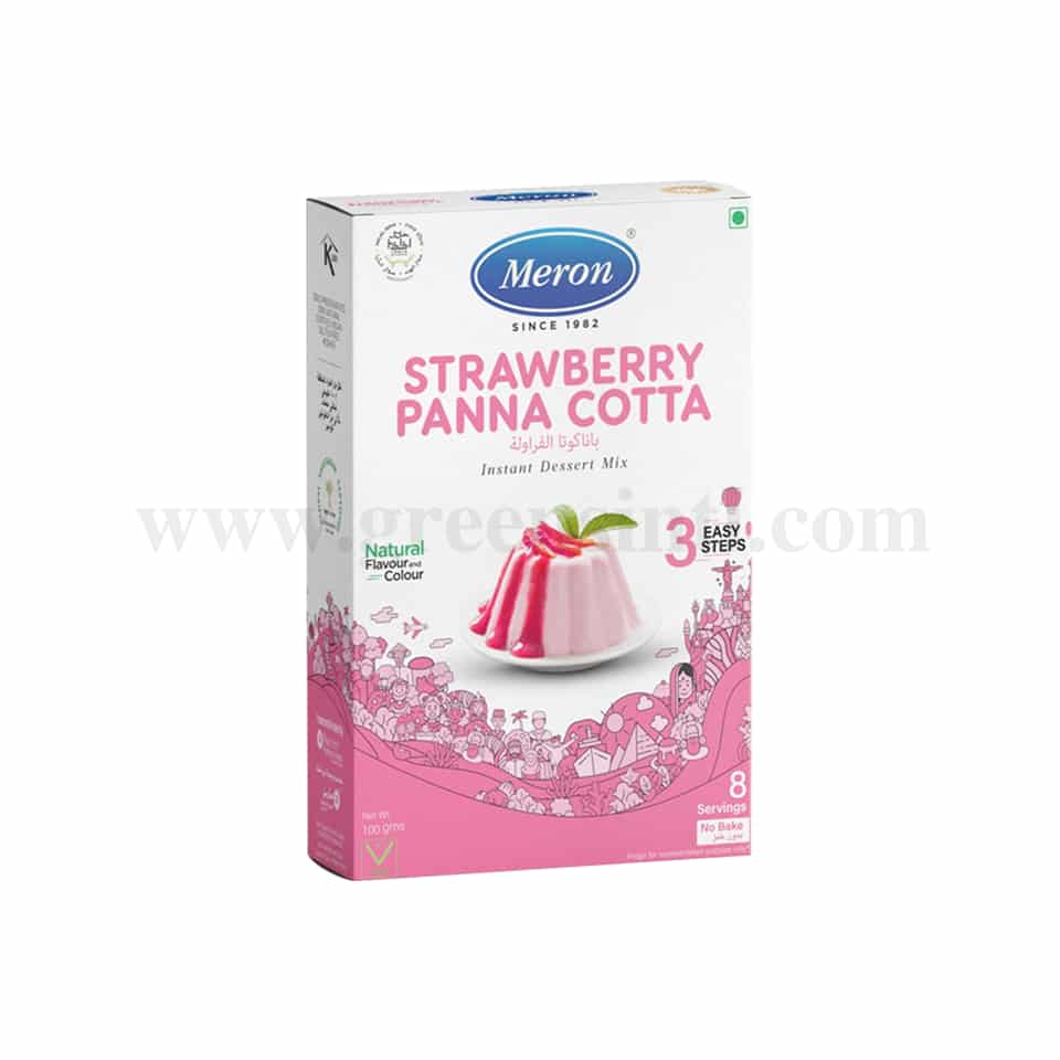 MERON Strawberry Pannacotta Instant Dessert Mix 100g