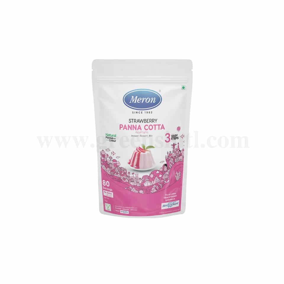 MERON Strawberry Pannacotta Instant Dessert Mix 1Kg