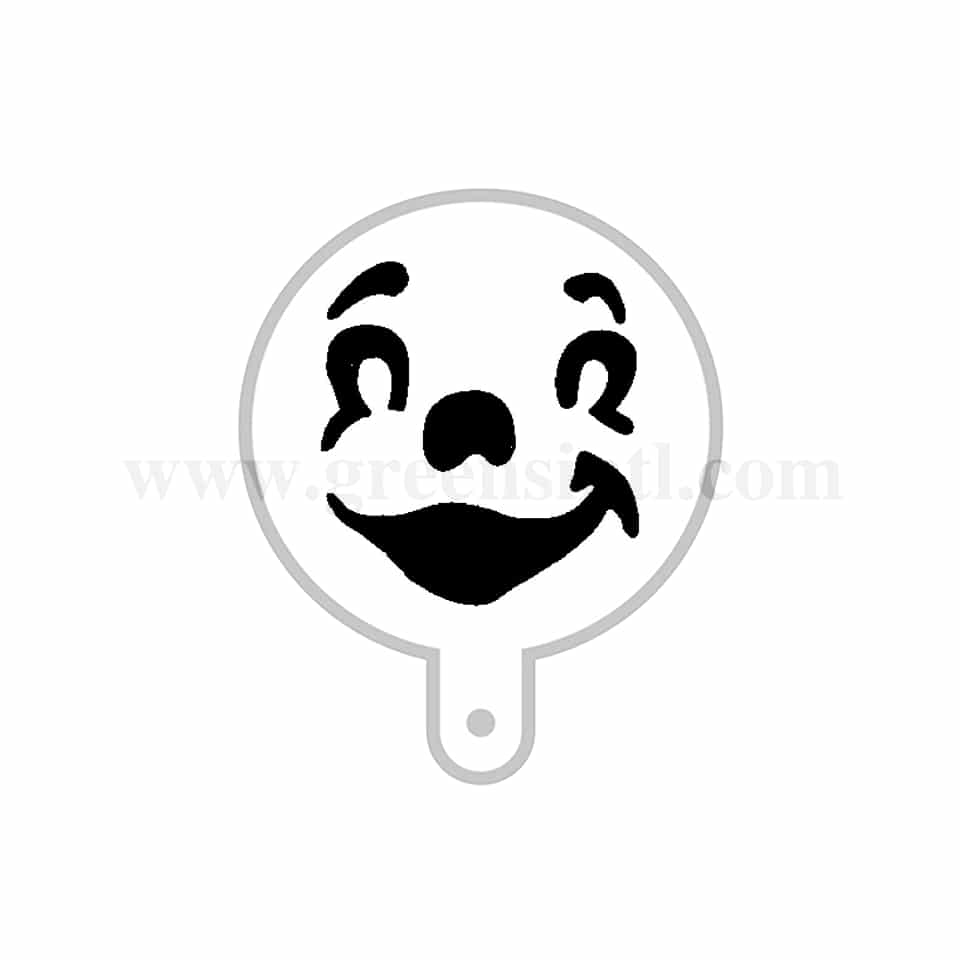 MARTELLATO Stencil For Cappuccino Face D 95 mm