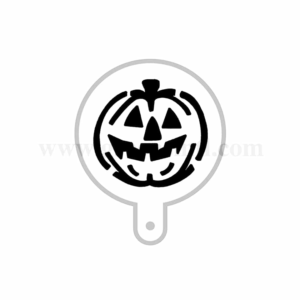 MARTELLATO Stencil For Cappuccino Halloween D 95 mm