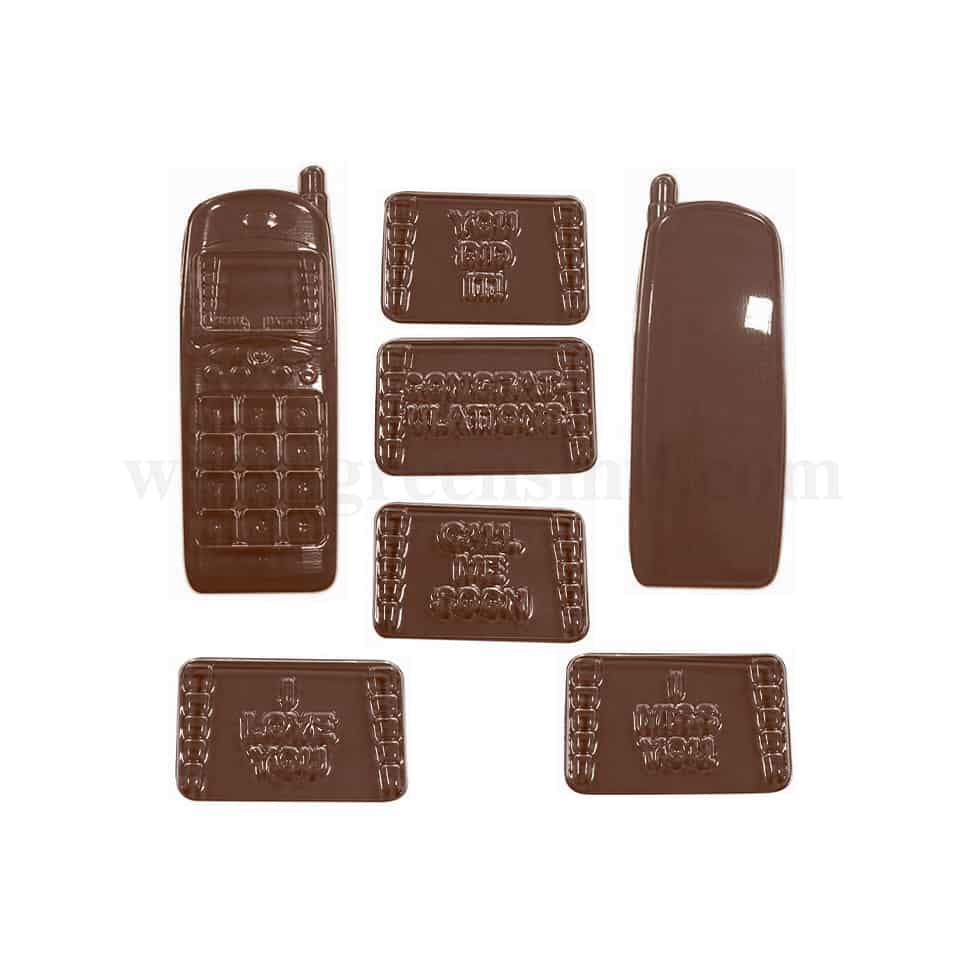 MARTELLATO Thermoformed Chocolate Mould Cellphone