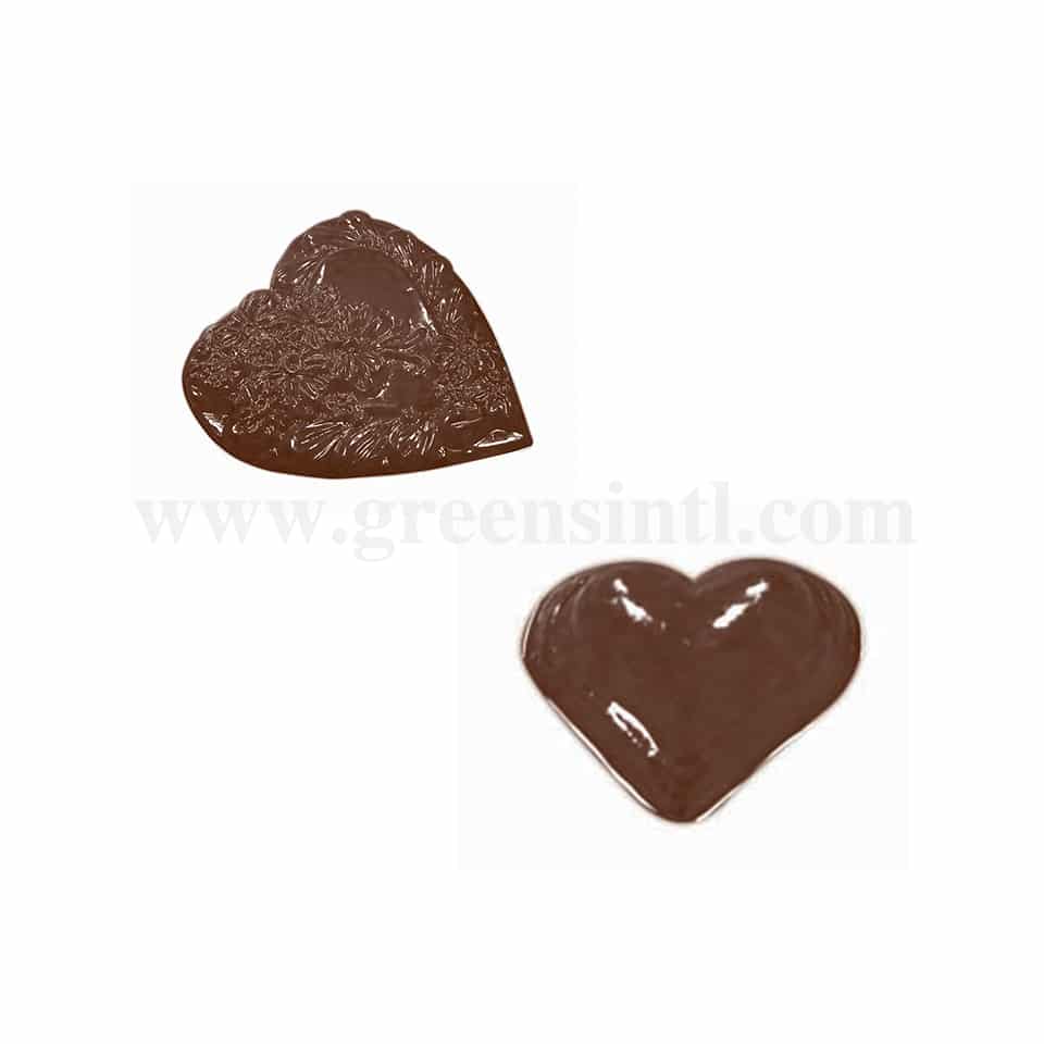 MARTELLATO Thermoformed Chocolate Mould Fancy Heart