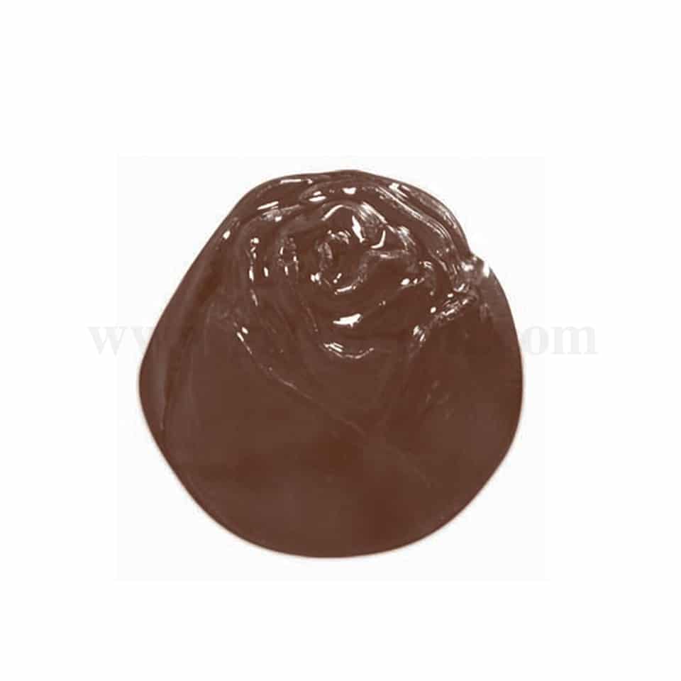 MARTELLATO Thermoformed Chocolate Mould Rose Bud D 34 x h 31 mm