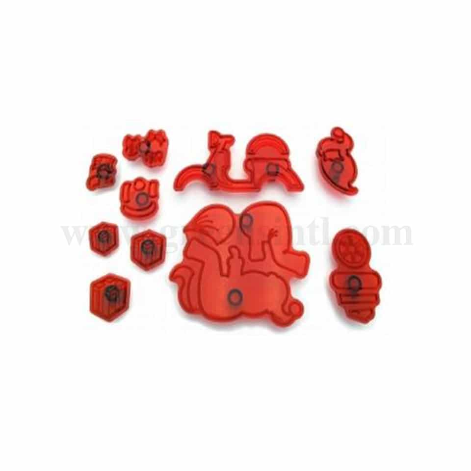 JEM Scooter and Santa -Set of 10