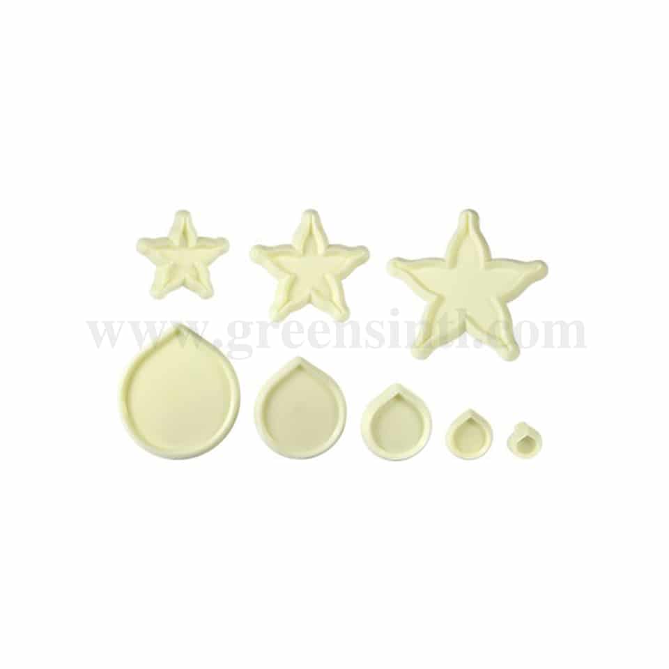 JEM Rose Cutters - Petals and Calyx Set of 8