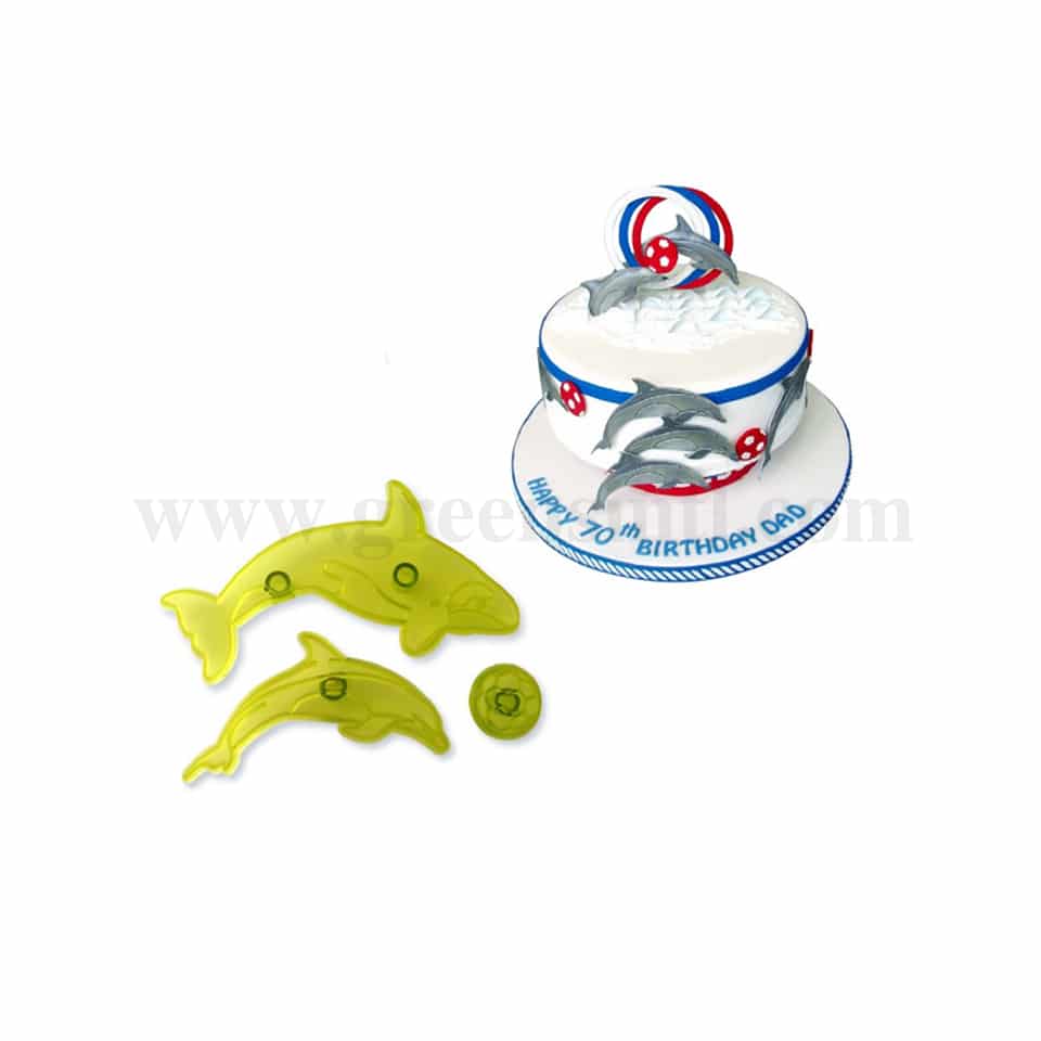 JEM Animals & Wildlife Cutters - Dolphin & Whale Show Set of 2
