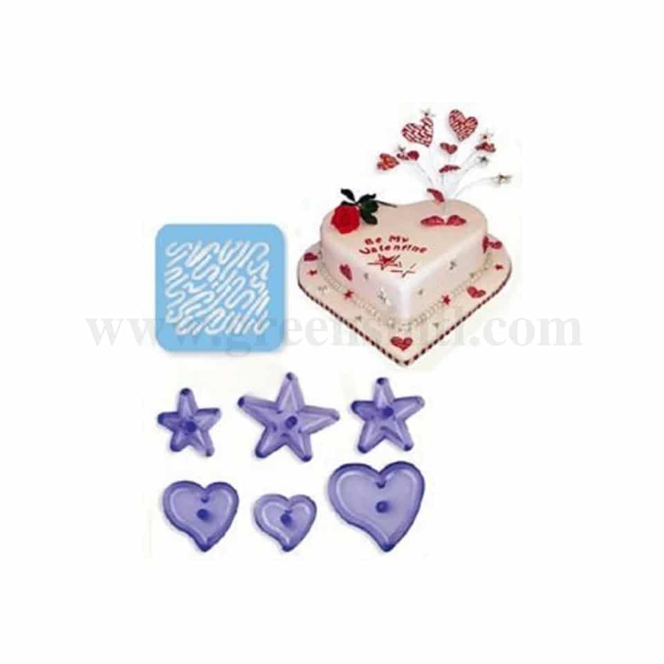 JEM Funky Hearts & Stars Set of 7