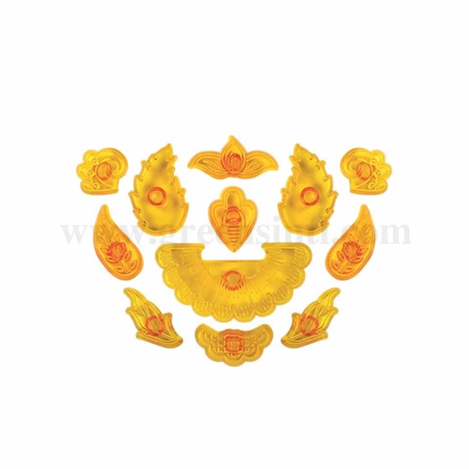 JEM Border Cutters -Floral Applique Jacobean Style Set of 12