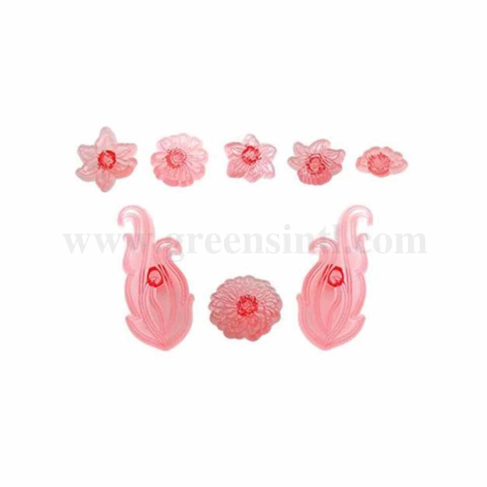 JEM Borders Cutters - Floral Scrolls & Trims Set of 8