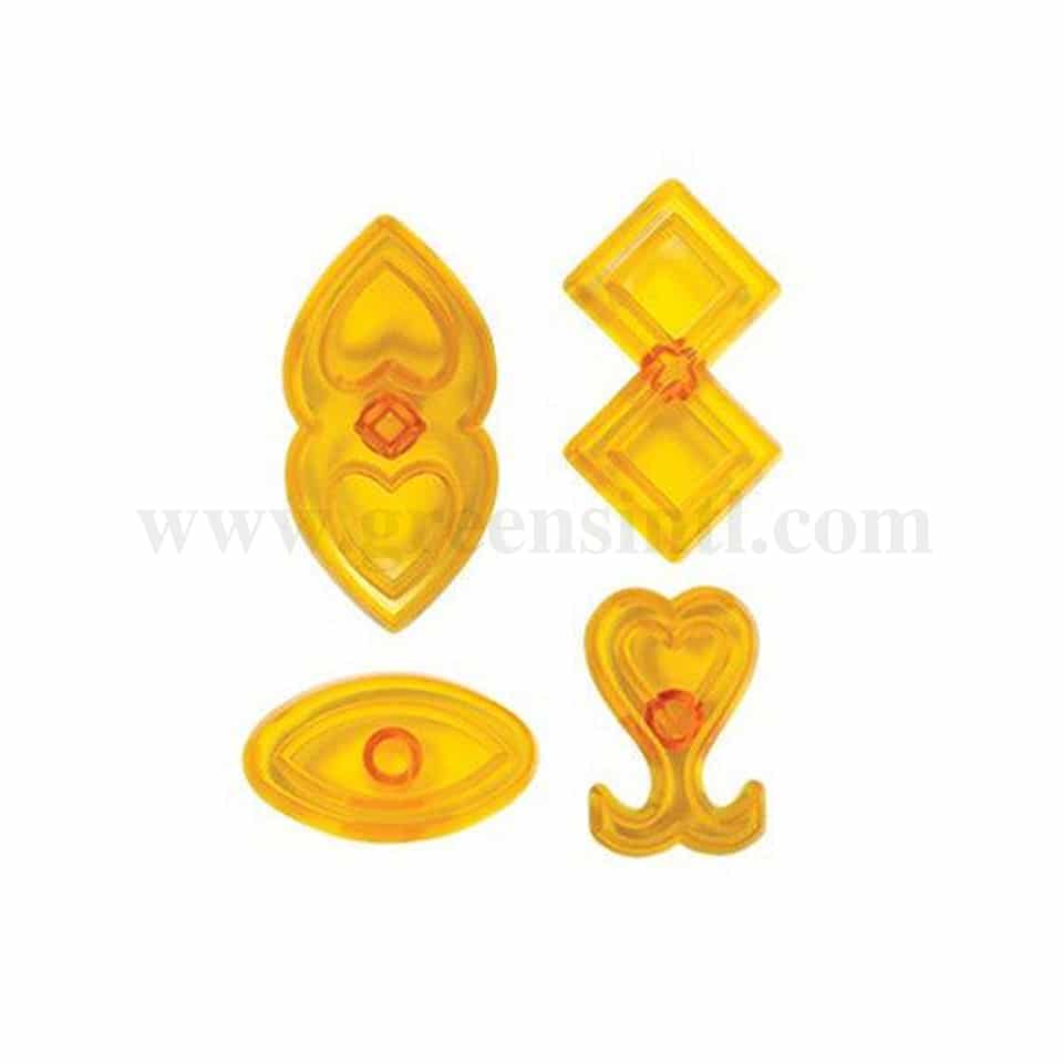 JEM Borders Cutters - Hollow Side Set of 4