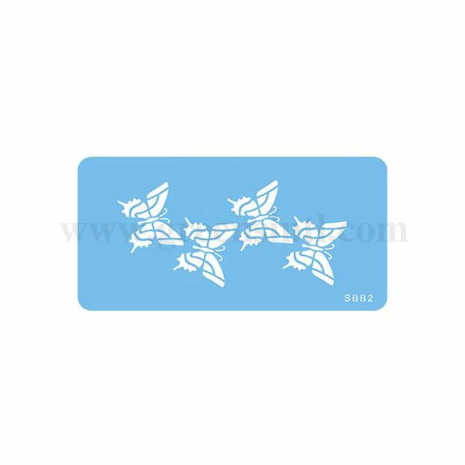 PME Stencil - Butterflies Four 125 x 58mm