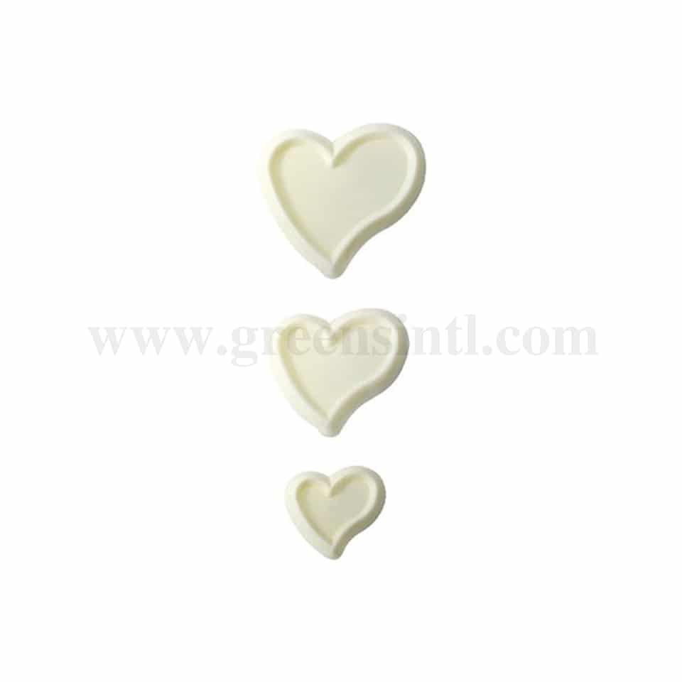 JEM Novelty Cutters - Funky Hearts Set of 3