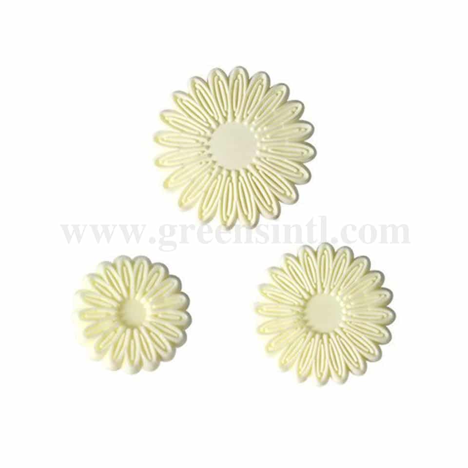 JEM Floral Cutters - Small Multi Petal Daisy Gerbera Set of 3