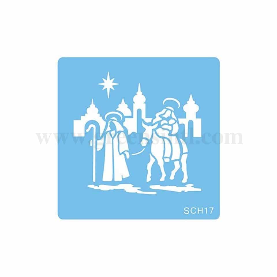 PME Stencil - Nativity Scene 77 x 72mm