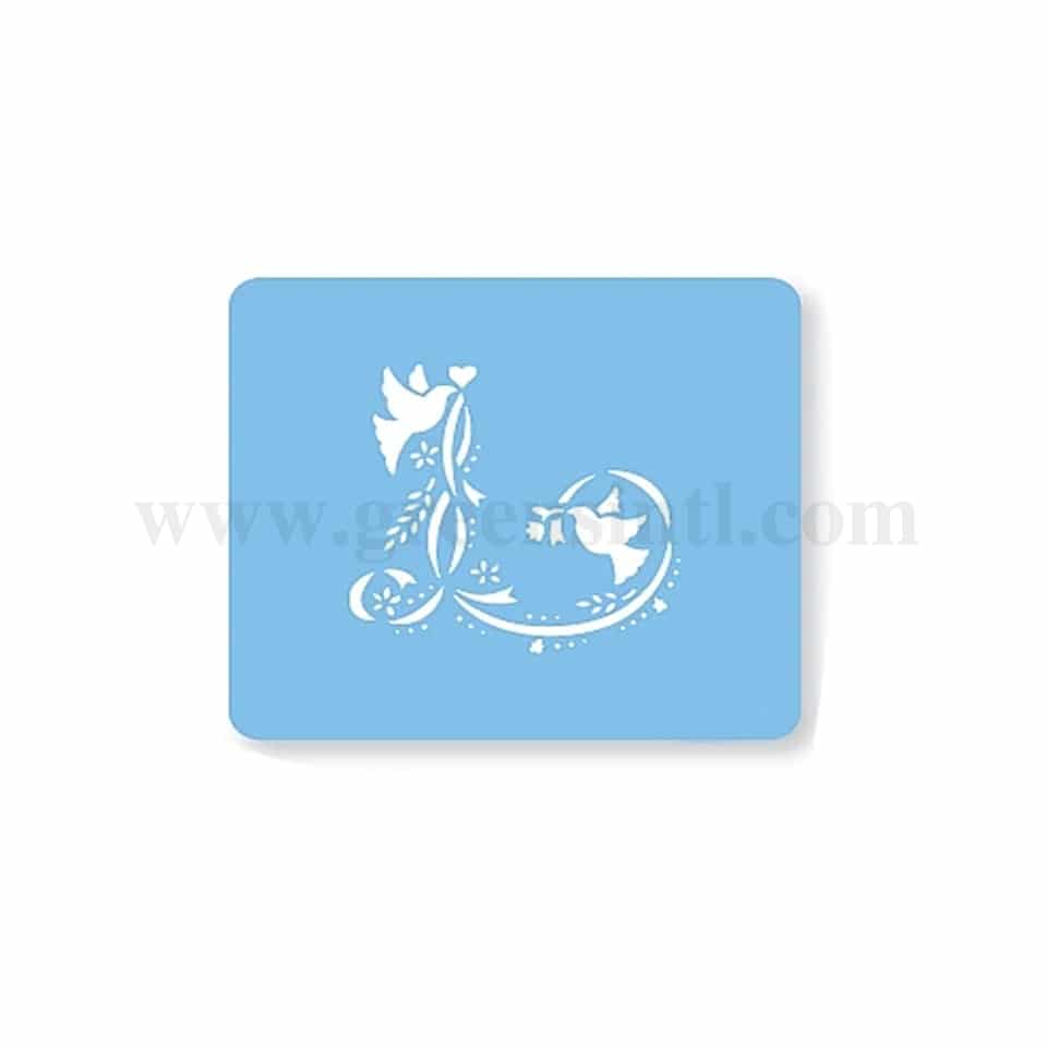 JEM Dove and Ribbon Stencil