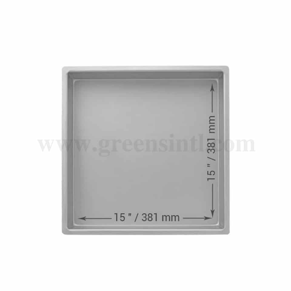 PME Square Cake Pan 381 x 381 x 76mm / 15 x 15 x 3 Inch